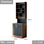 Coffee corner made of high quality MDF wood - OUBE-021 - Image 3