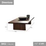 High-quality MDF wooden coffee table - OAL-041 - Image 3