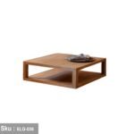 Natural wood coffee table - 80 * 40 - ELG-036 - Image 2