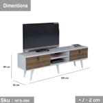 High quality MDF wood TV table - HFS-096 - Image 3