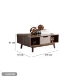 Spanish MDF wood coffee table - MAD-086 - Image 3