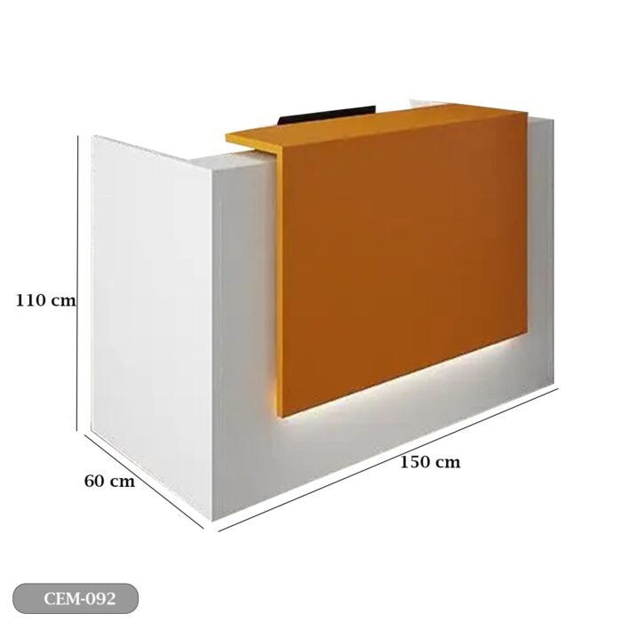 Reception desk - Reception Counter - Spanish MDF wood - CEM-092 - Image 3