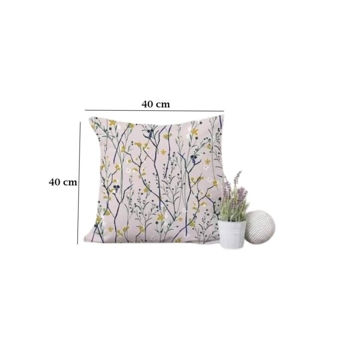 Velvet Cushion in Linen - PRV-011 - Image 3