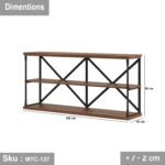 Electrostatic painted metal console - MTC-137 - Image 3