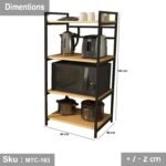 Electrostatic paint metal kitchen storage unit -MTC-163 - Image 3