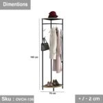Clothes rack 75x35cm - OVCH-136 - Image 3