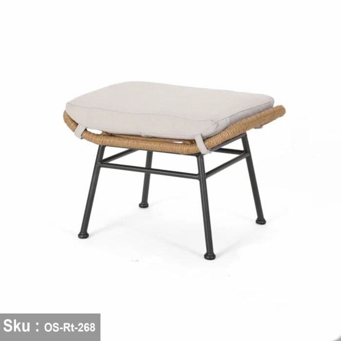 Buff Mejo Rattan Fabric Waterproof - Image 1