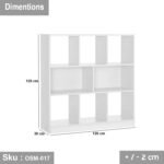 High Quality MDF Bookcase - OSM-017 - Image 3
