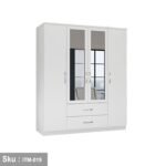 Spanish MDF wood wardrobe - ITM-019 - 220cmX160cm - Image 3