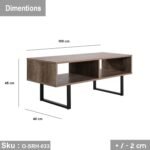 High quality MDF wood TV table - O-SRH-033 - Image 3