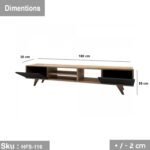 High quality MDF wood TV table - HFS-116 - Image 3