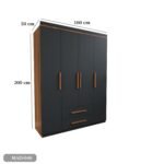 Spanish MDF Wooden Cabinet - MAD-046 - Image 3
