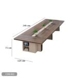Meeting tab- 240x120 - Spanish MDF wood with metal chassis - CEM-061 - Image 3