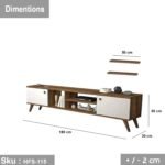 High quality MDF wood TV table - HFS-115 - Image 3