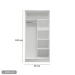 MDF wood dressing with HPL layer - KYN-123 - Image 3