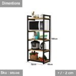 Kitchen display unit, steel and wood - SRS-046 - Image 3