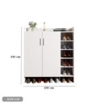 High quality MDF wooden shoe cabinet - KYN-129 - Image 3