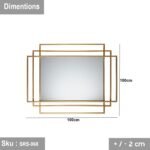 Decorative Steel Mirror - SRS-068 - Image 3
