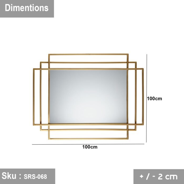 Decorative Steel Mirror - SRS-068 - Image 3
