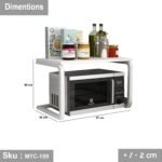 Electrostatic paint metal kitchen storage unit -MTC-159 - Image 3