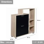 Treated Spanish MDF wood cabinet - OFS-001 - Image 3