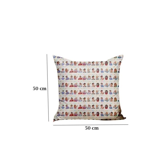 Plush children's pillow in linen - PRV-023 - Image 3