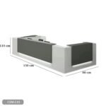 Reception desk - Reception Counter - Spanish MDF wood - CEM-110 - Image 3