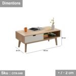 High-quality MDF coffee table - OTR-048 - Image 3