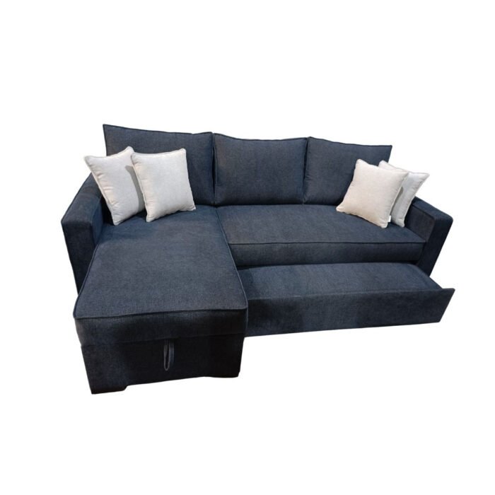 Manx sofa, 2 seater, bed and storage drawer - red beech wood - HST-035 - Image 4