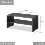 High-quality MDF wooden shoe rack - O-SRH-113 - Image 3