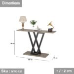Electrostatic painted metal console - MTC-123 - Image 3