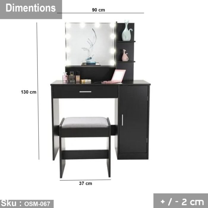 High-quality MDF wood hairstyle - OSM-067 - Image 3