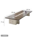 Meeting tab- 240x120 - Spanish MDF wood with metal chassis - CEM-062 - Image 3