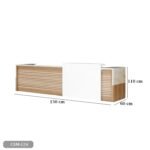 Meeting tab- 240x120 - Spanish MDF wood with metal chassis - CEM-063 - Image 3