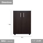 High quality MDF wooden shoe cabinet - OAL-001 - Image 3