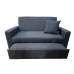 Manx 2-Seater Sofa Bed - Red Beech Wood - HST-079 - Image 4