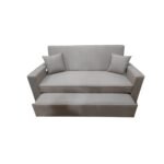 Manx 3-seater sofa bed with swivel back - red beech wood - HST-021 - Image 4