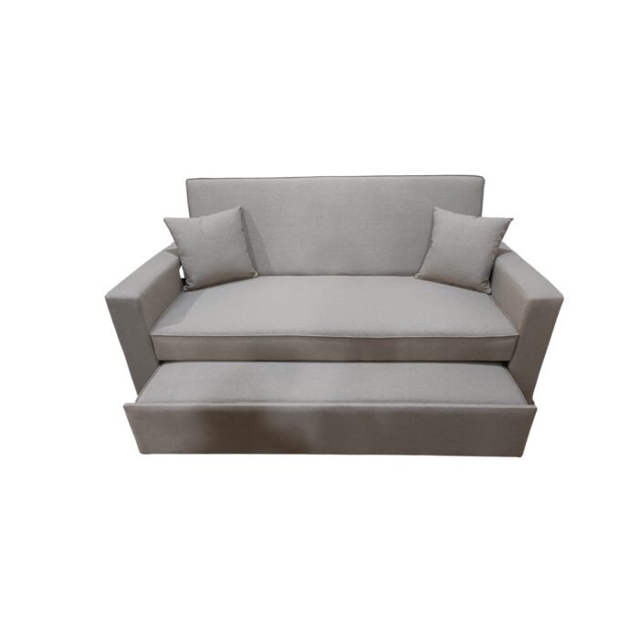 Manx 3-seater sofa bed with swivel back - red beech wood - HST-021 - Image 4