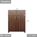 MDF wooden shoe cabinet 18 mm - MOD-005 - Image 3