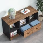 File Cabinet, 43 inches Mobile Filing Cabinet for Letter Size - Image 5