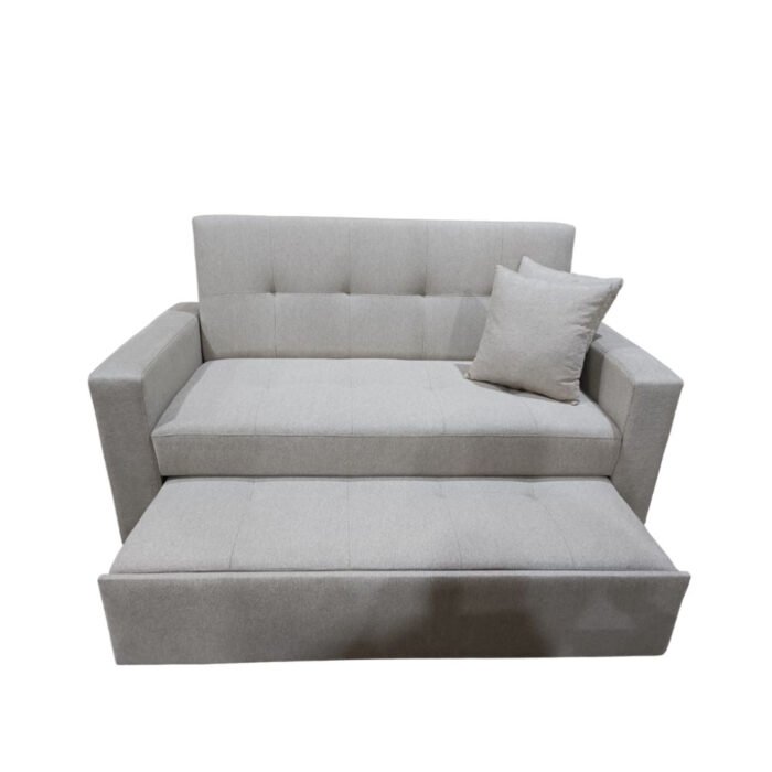 Manx 2-Seater Sofa Bed - Red Beech Wood - HST-080 - Image 4