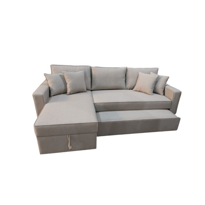 Manx sofa, 2 seater, bed and storage drawer - red beech wood - HST-040 - Image 4