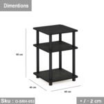 High quality MDF wood side table - O-SRH-052 - Image 3