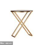 Amia side table 50 * 40 marble - Image 3