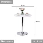 Stainless Bar Set 2 Chairs and Table - OUA-020 - Image 3