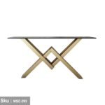 Pam iron console with electrostatic paint and MDF wood - Image 3