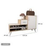 Shoe rack - High-quality MDF wood - WAF-097 - Image 3