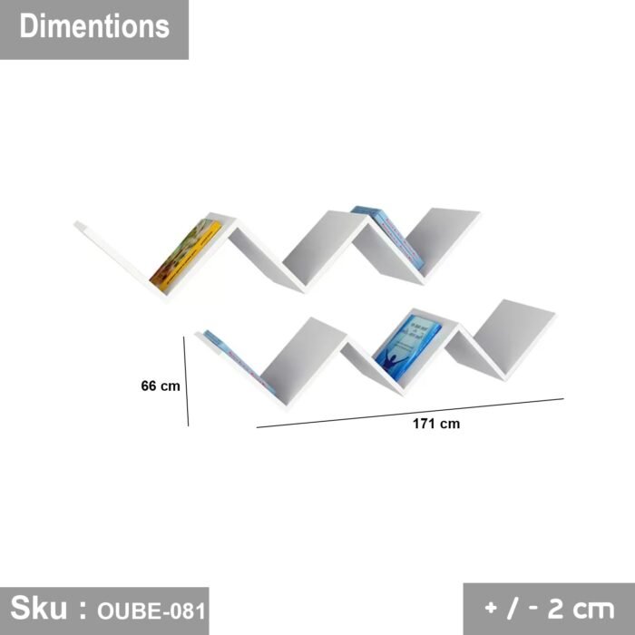 High quality MDF wood wall shelves - OUBE-081 - Image 3