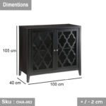 Beech wood buffet and counter - OHA-082 - Image 3