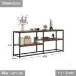 Electrostatic painted metal console - MTC-115 - Image 3